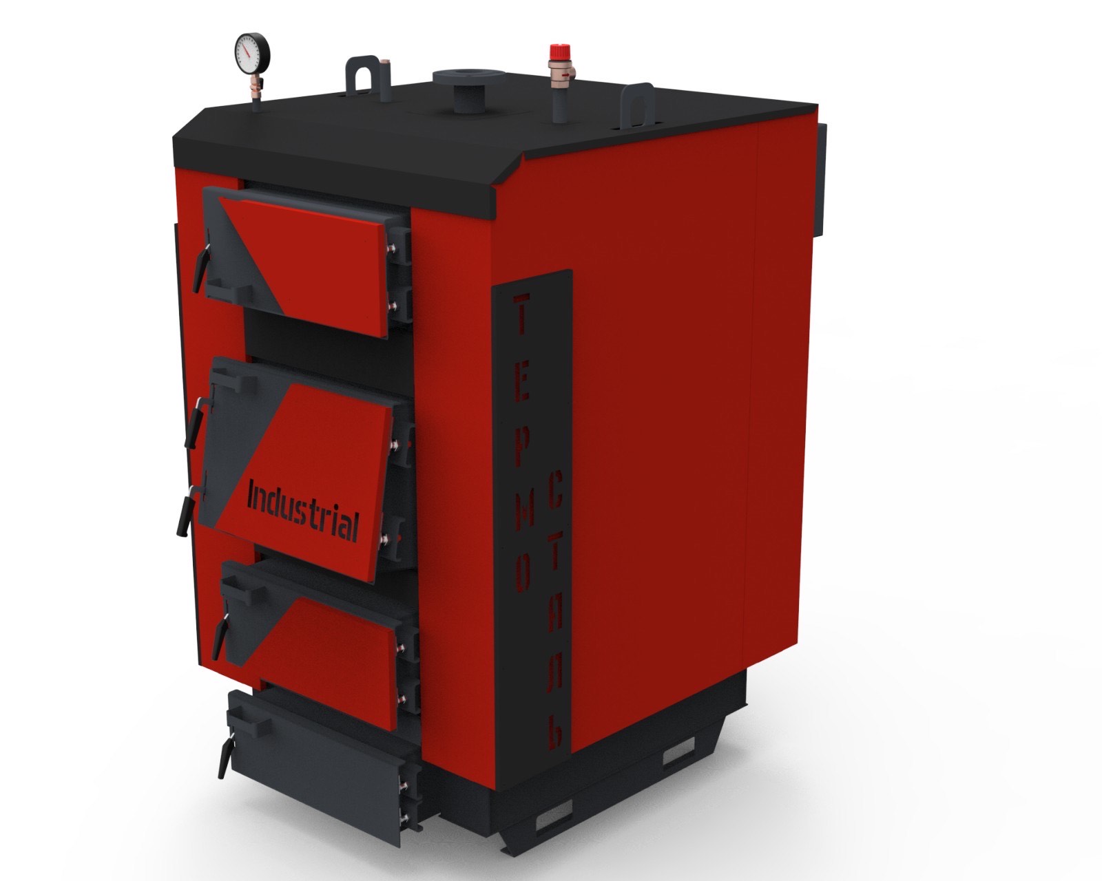 Твердопаливний котел ТЕРМО СТАЛЬ INDUSTRIAL 100